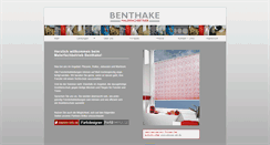 Desktop Screenshot of benthake.com